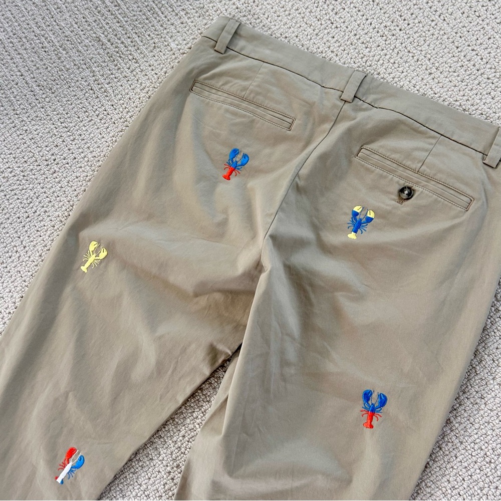 Men’s 32 Waist Vineyard Vines 32”L Tan Lobster Breaker Pants. NWT - Picture 5 of 6